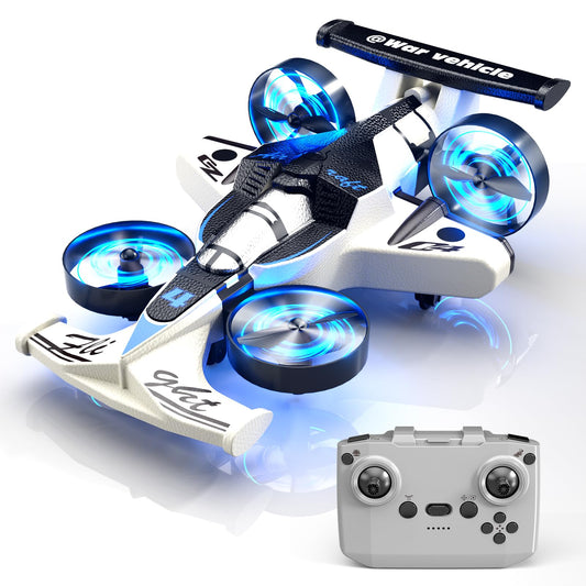 Xelabrion Remote Control Airplane Car Toys for Kids Ages 4-6-8-10-12, 2-in-1 Foam RC Plane Car Jet Mini Drone, Racing Car Stunt Plane Toys for Kids Boys Beginners 4 5 6 7 8 9 Year Indoor Outdoor Play
