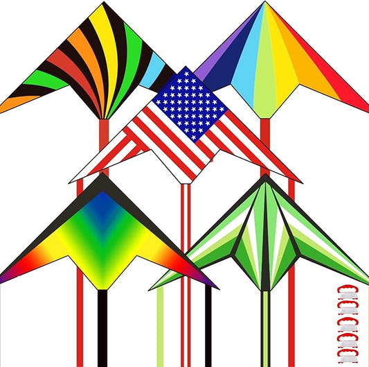 Kite for Kids Adults Easy to Fly, Rainbow Kites for Toddlers Age 3-5 Beginners, Kites for Kids Ages 4-8 8-12 Easy to Fly in Low Wind- Kite for Family Beach Outdoor Games and Activities
