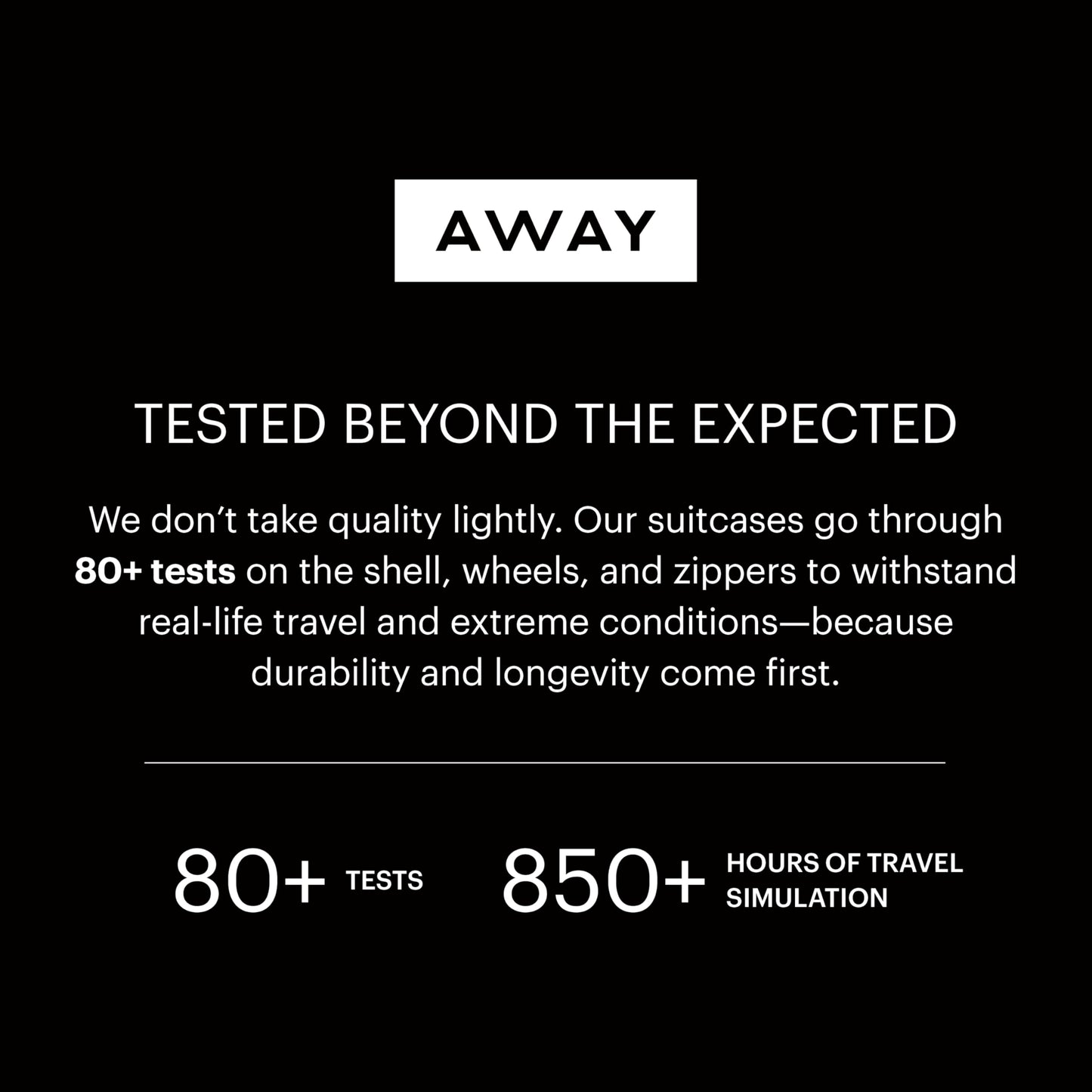 Away Bigger Carry-On Luggage - 23-Inch Lightweight Hardside Suitcase with 360° Spinner Wheels, Interior Compression System, TSA-Approved Lock - Navy Blue