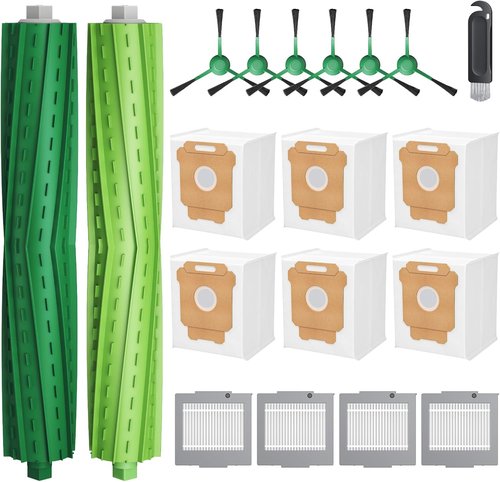 iRobot 19-Pack Replacement Parts Kit - Includes Roller Brushes, Dust Bags, Filters & More for Roomba 504/705