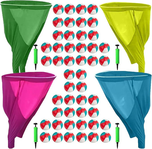 Granny Pants Yard Game, Granny Pants Outdoor Game, YardGames for Adults, with Bouncy Balls and Pump, Field Day Games for Adults, for Birthdays, BBQs, Beach and Backyard Games