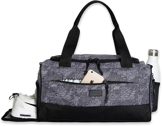 Vooray 22L Boost Duffle Bag – Small Gym Bag for Men and Women, Lightweight Travel Duffel with Shoe Compartment, Durable Sports Tote for Fitness, Training, Overnight Use, and Weekend Trips