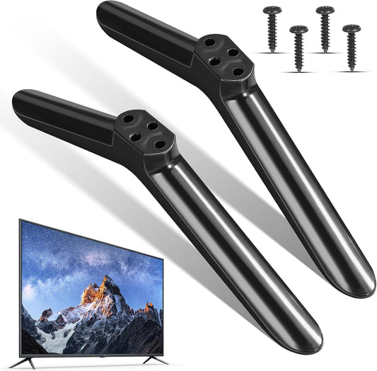 40 Inch 2pcs BESPORTBLE Tv Stand Legs Tv Base Plastic Replacement Pedestal Feet for Flat Screen Tv Living Room Bedroom