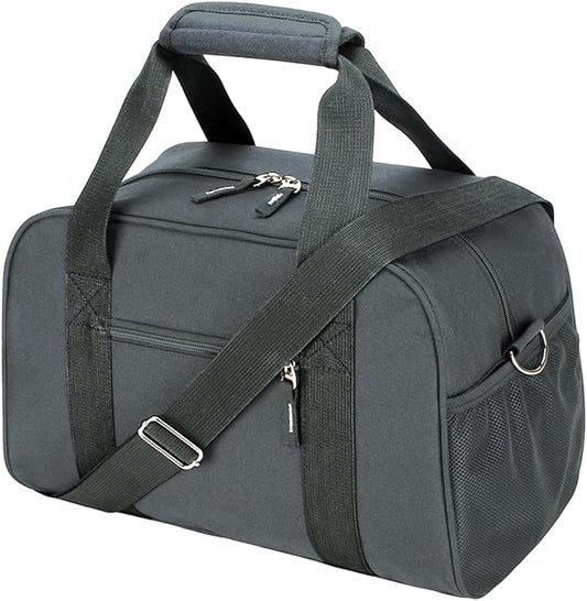 SeaRock 14 inch Small Gym Bag, Mini Duffel Bag for Women & Men, Carry On Lightweight for Travel Sport - Dark Grey