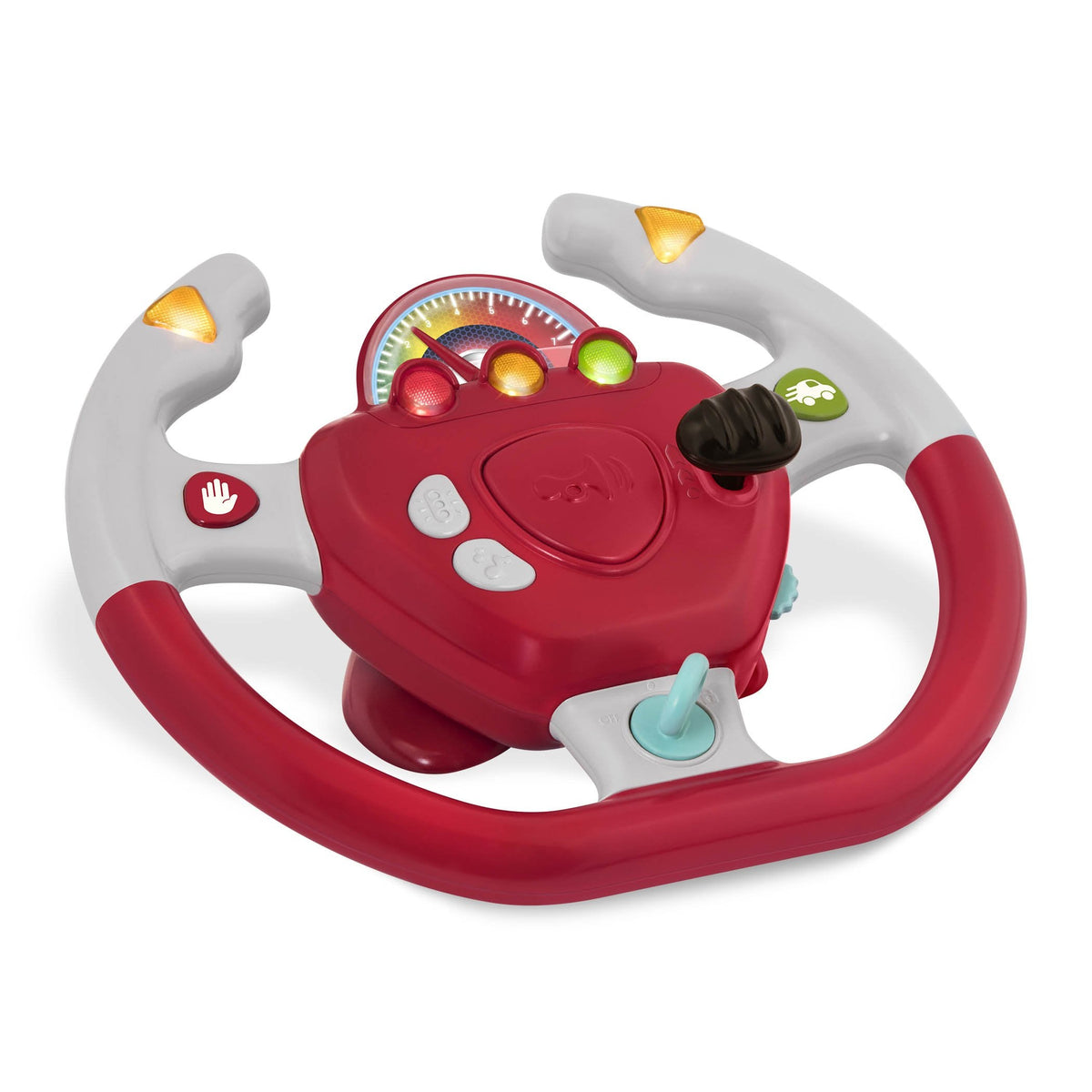 Battat – Interactive Steering Wheel – Portable Car Toy – Kids Games & Songs – Toddler Road Trip – 2+ Years – Geared to Steer