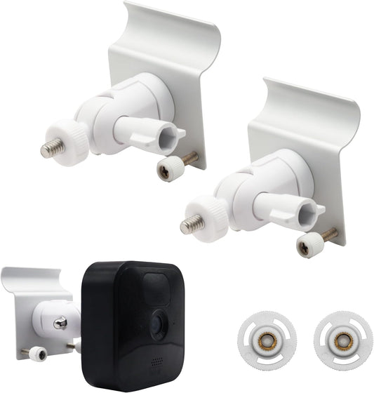 2 Pack 360 90 (2) NACETURE Vinyl Siding Mount Compatible with Blink Camera Outside with Swivel & Tilt Adjustment