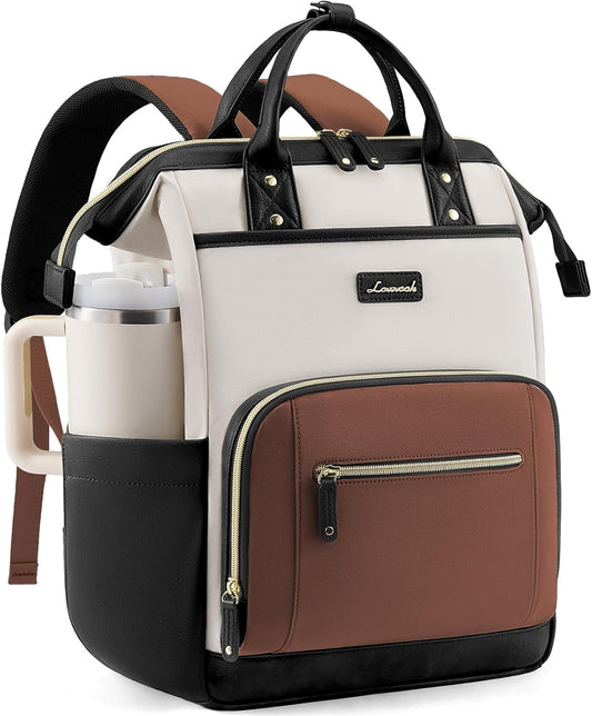 Backpack Holder,15.6 inch Backpack Backpack LOVEVOOK Laptop for Women with Giant Tumbler Professional Nurse Teacher