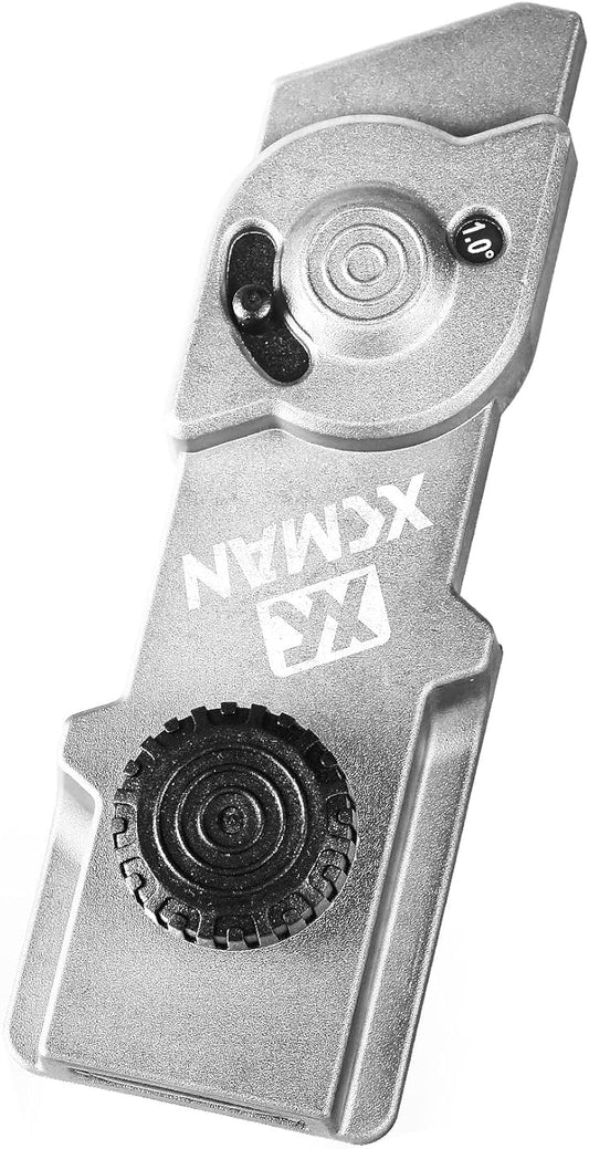 XCMAN SKi Snowboard Multi-Angle Base Edge Tuner, Edge Tuner Sharpener(0.5-1.5 Degrees), Aluminum Body Base Edge File Guide