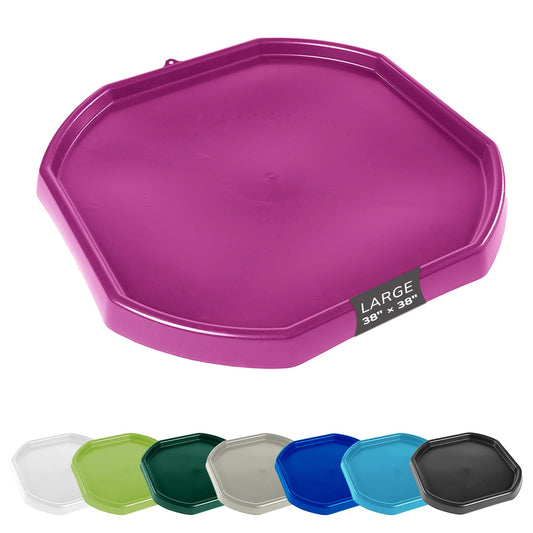 MEKA Large 38"x38" Tuff Tray Pink, Indoor Activity Sensory Tray Children, Outdoor Play Sand and Water Tray for Toddlers and Kids, Toy Boys Girls