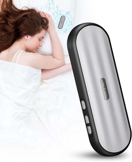 20-Hour Under Pillow Bluetooth Speaker for Sleep: Private Bone Conduction Portable Speaker with White Noise - Battery