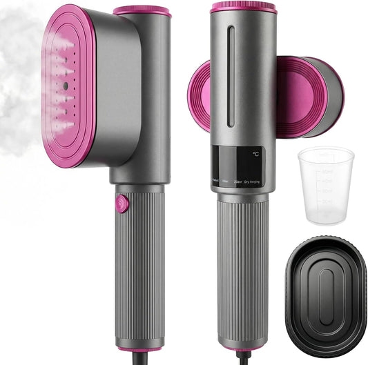 Skiennix Travel Steamer - 1200W Portable 2-in-1 Iron with Large Ceramic Heat Panel & 100ml Tank | Ideal for Home & Travel
