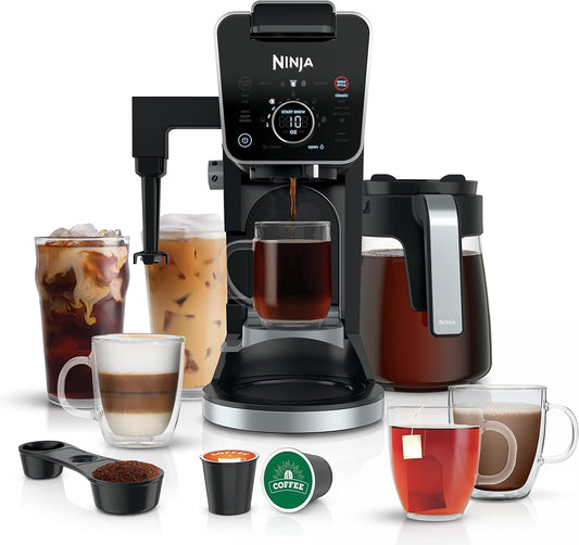 Ninja Drip Coffee Maker - DualBrew Pro Specialty System | 12-Cup & K-Cup Compatible, CFP301