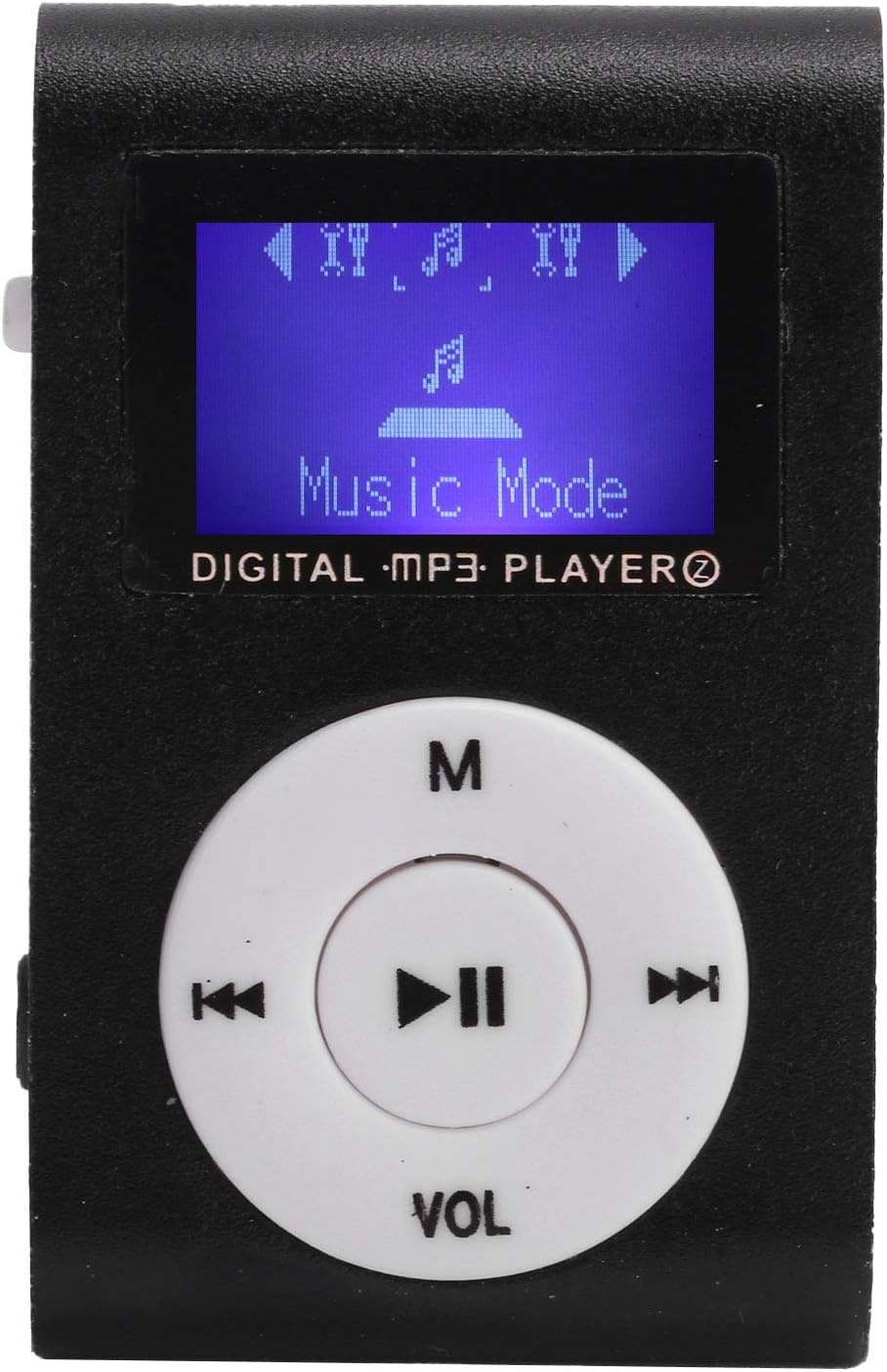 Fabul MP3,Support 32GB MP3 Long Battery Life Memory Card LCD Display Back Clip Player Game for Walking Walking Sport