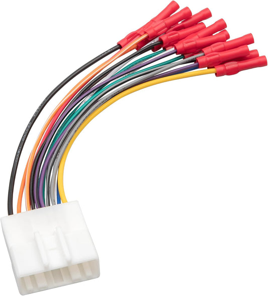 20 2007-2013 RED WOLF Pin Stereo Wiring Harness w/Connector Butt Nissan Infiniti Murano Altima Aftermarket Radio CD
