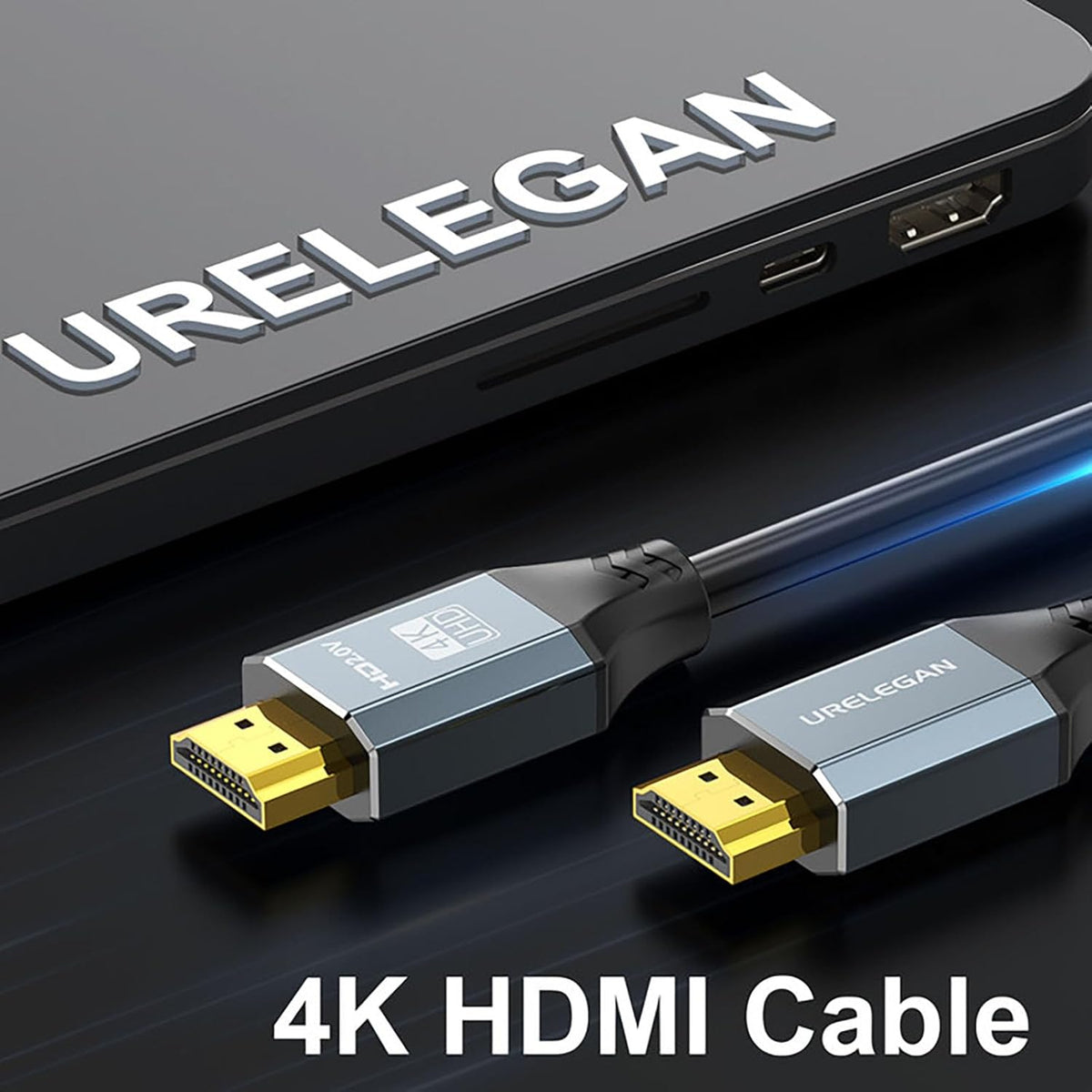 10 5-Pack, 4K 10FT, 2.0 4K@60Hz, 2K@165/144/120Hz,1080P, 3D, 2.2, CL3 FT HDMI Cable High Speed HDMI Cord HDMI to HDMI