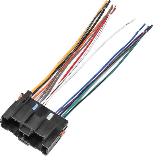 2006-2009 2006-2007 RED WOLF Car Stereo Wiring Harness Male Connector Adapter Replacement for Saturn Ion Vue Install