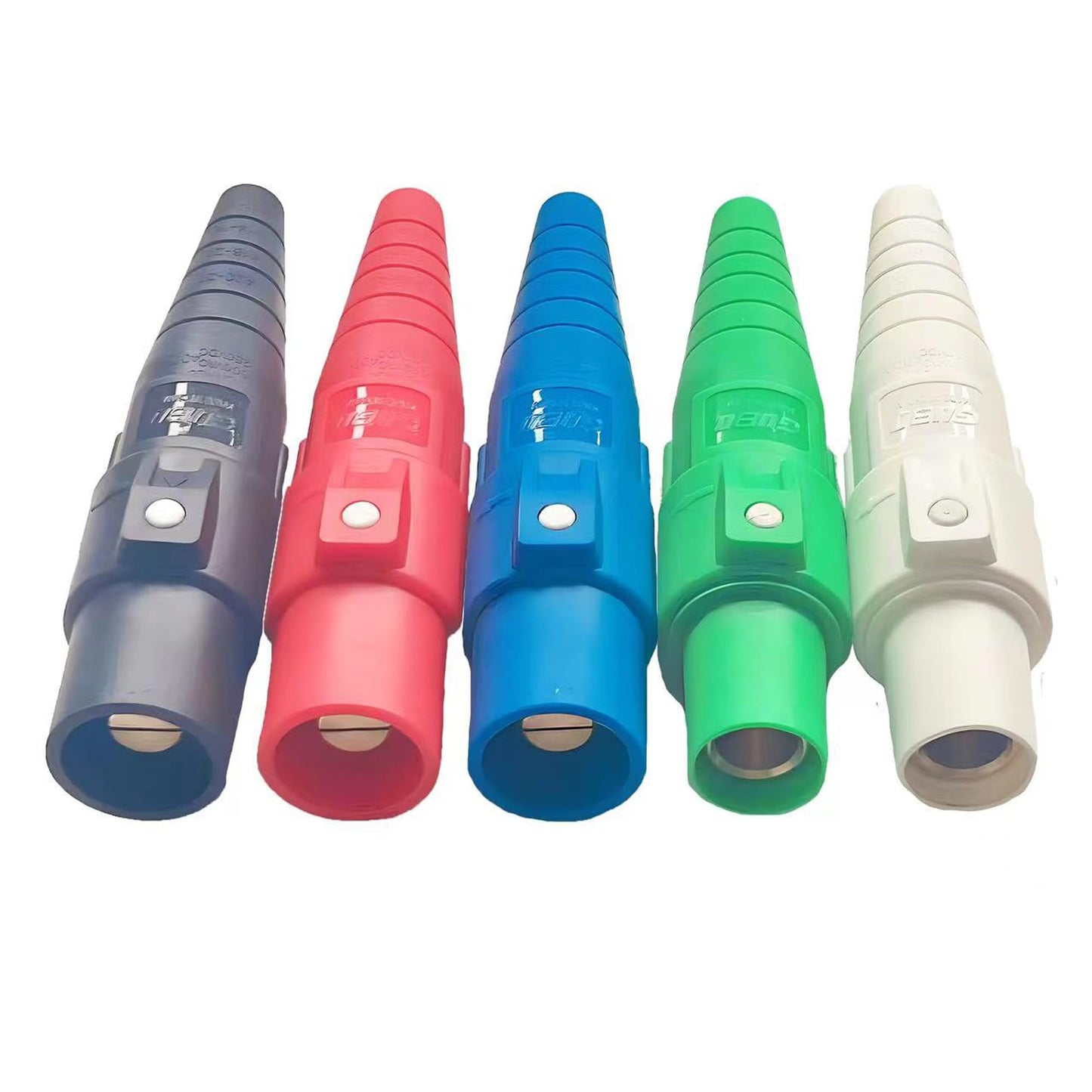 JUNMAN 400A Camlock Power Connectors 5 Color 5 Male and 5 Female for Power Distro