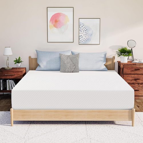 Neo Sleep King Cooling Gel Memory Foam Mattress - 10 Inch Medium Firm Pressure Relief | CertiPUR-US Certified