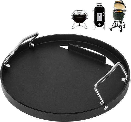 Weber Full Size Griddle Inserts - Flat Top Replacement for 14" Charcoal Grills & Smokers