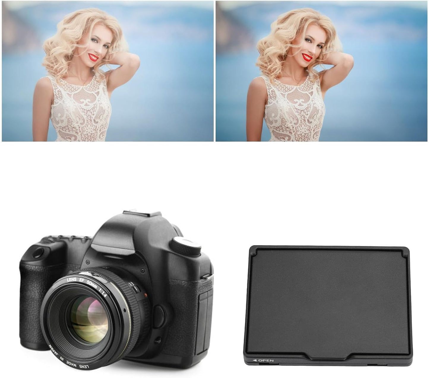 Culnflun 3 Inch A7 A7M2 A7R2 A7M3 A9 Camera LCD Sun Shade, Folding LCD Viewfinder Screen Protector Hood, Sun Hood