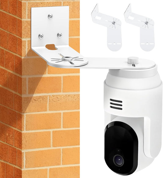 2Packs 300 360 Adjustable Corner Mount Bracket for Arlo Essential Indoor /Outdoor Pan Tilt Security Camera, Metal Wall
