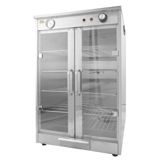 5-Shelf Electric Hot Box Food Warmer, Fits up to (10) 16" Pizza Boxes, Countertop Heated Holding Cabinet for Pretzels, Warming Machine for Home and Commercial Use, w/Water Drawer, 120V 600W