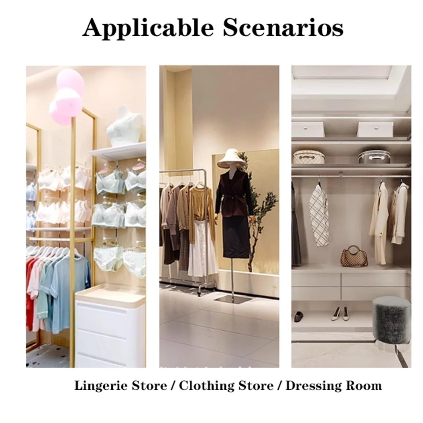 Underwear Display Stand with Hook, Metals, Retail Showshelves, Lingerie Bra Rack Swimsuit Organizer Hanger, Commercial Clothing Store Shelf, for Shorts,Hats, Sock(80 * 150cm)