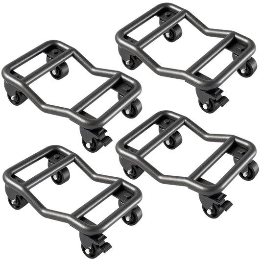 Car Dolly Set of 4, 9000 LBS Capacity Universal Vehicle Moving Dolly for Cars, SUVs, Motorcycles & Boats, Low-Profile Wheel Skates for Garage, Workshop and Marine Use