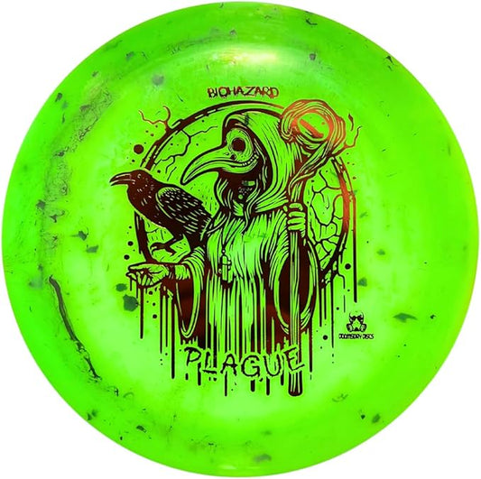 DOOMSDAY DISCS Plague Distance Driver | Advanced Disc Golf Driver | Premium Flexible Plastic