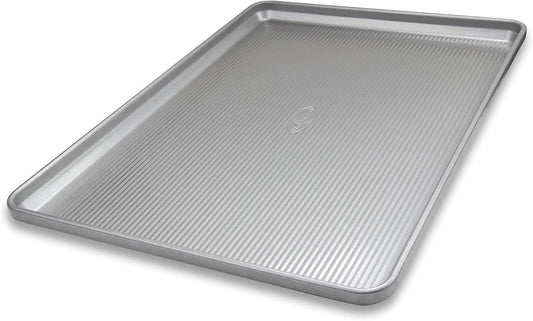 USA Pan Bakeware Half Sheet - Heavy Duty, Warp Resistant Nonstick Baking Pan for Perfect Baking