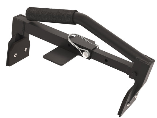 Bon Heavy Duty Block Tongs Adjustable Masonry Lifting Tool with Rubber Grip Pads Stabilizer Plate 8 1/2 in. to 13 in. Block Spacing