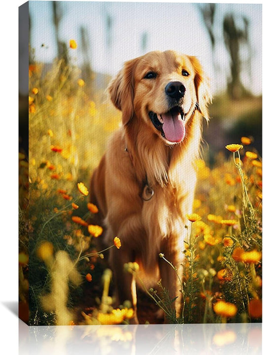 SPECPIX Custom Canvas Prints with Your Photos Customized Canvas Wall Art Personalized Canvas Pictures Gifts for Pet Dog Baby Family Mom Dad Men Women Couple Boyfriend Girlfriend Framed 24x36