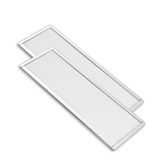 360mm 120mm 2 4.72inch 2-Pack x PC Fan Dust Mesh Filter PVC Computer PC Case Dust Proof Filter Cover Magnetic White