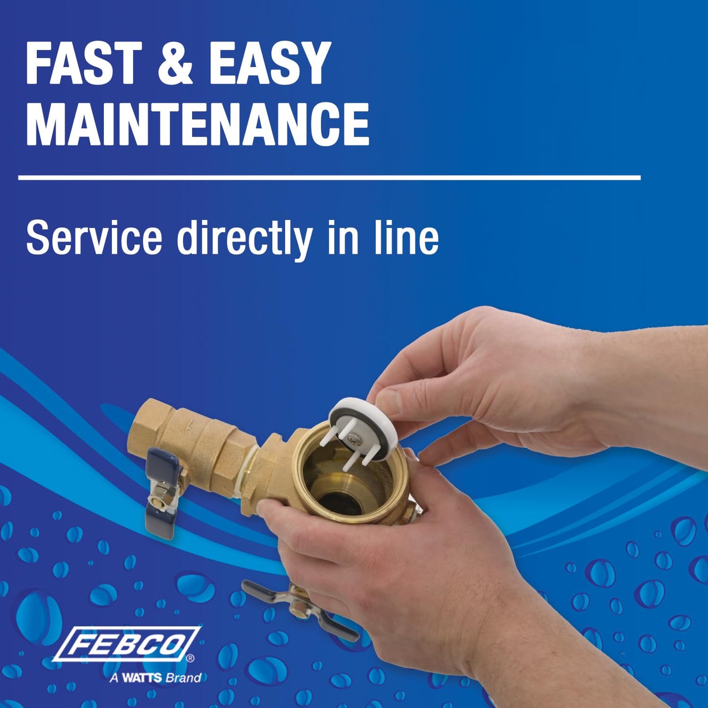 Febco 765 Series 1-1/2" Bronze Pressure Vacuum Breaker Backflow Preventer, Quarter Turn Shutoff, NPT Connections, Freeze Sensor with SentryPlus Alert Technology, Industrial Plants, Irrigation System