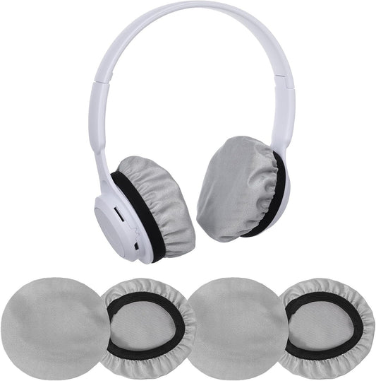 Bremorou 2 Headset Headset 3.5" 4.3" Headphone Covers for Ears Pairs Washable Stretchable Earpad Cloth Cover Protectors