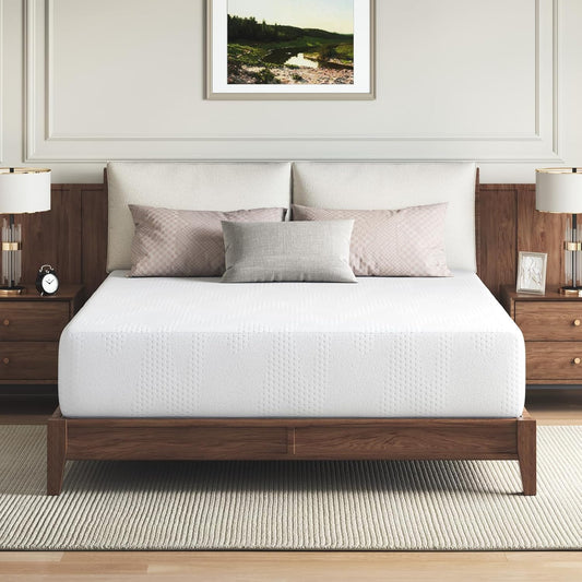 Novilla 14-Inch Full Memory Foam Mattress - Gel Cooling Design for Pressure Relief & Comfort