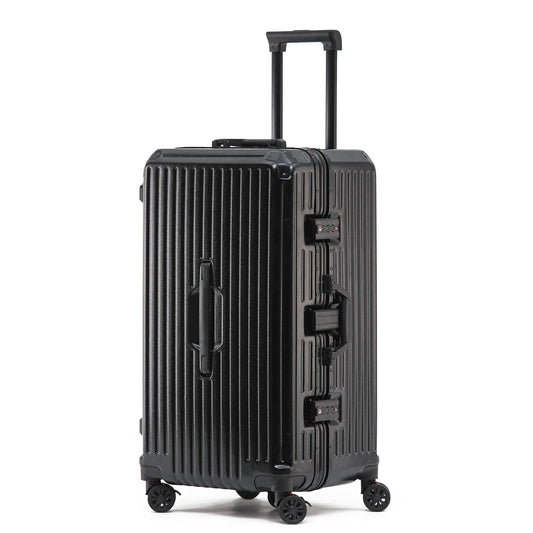BEITH Hardside Luggage with USB, Type-C, Cup Holder, BS2298 Large Aluminum Frame Suitcase with 5 Wheels 360° Double Spinner, ABS+PC Alloy Box Shell, TSA Lock, Aluminum Lifting Rod, Durable