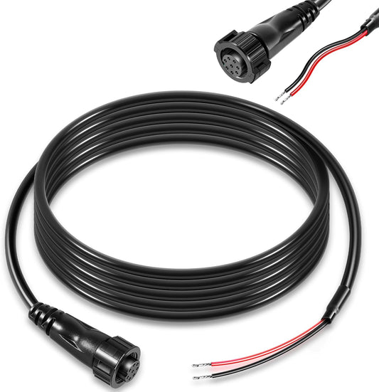 Bonbo 12 6' Humminbird 720085-1 (6 PC Power Cord Power Cable Fit for SOLIX and Onix Series Fish Finders Foot)
