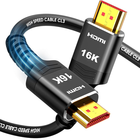 16K 10K 8K 10FT, 8K@120Hz 144Hz 2.2 96Gbps, Highwings HDMI Cable HDMI Cord Ultra High Speed Durable, Flexible