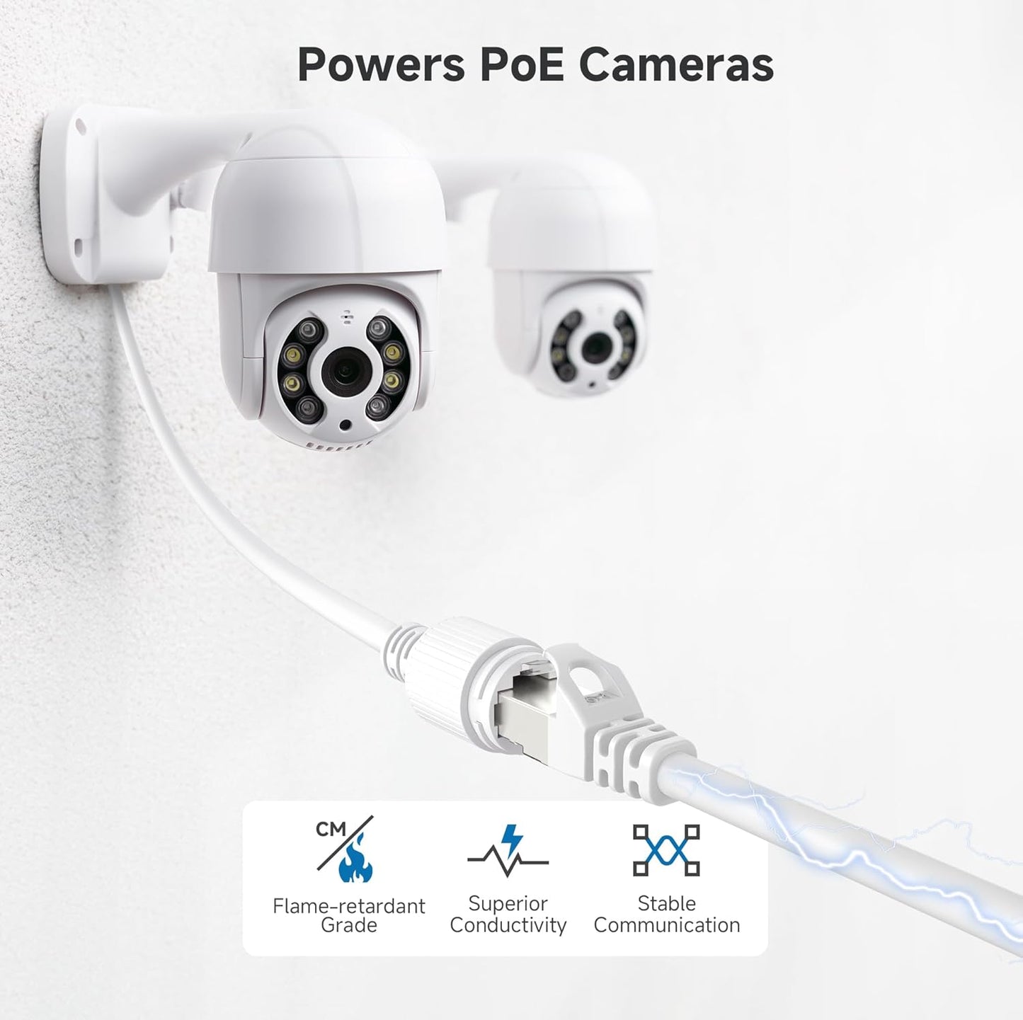 10Gbps 6A 75ft, 6A Cat6A Cable Matters Snagless Shielded Cat Ethernet Cable - Cat Cable, Cord, Ethernet Cord, White