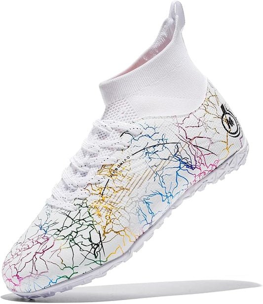 Boy Soccer Cleats Big Kids Soccer Shoes Professional Soccer Cleats Shoes,Unisex Soccer Sneakers for Little Kids Athletic