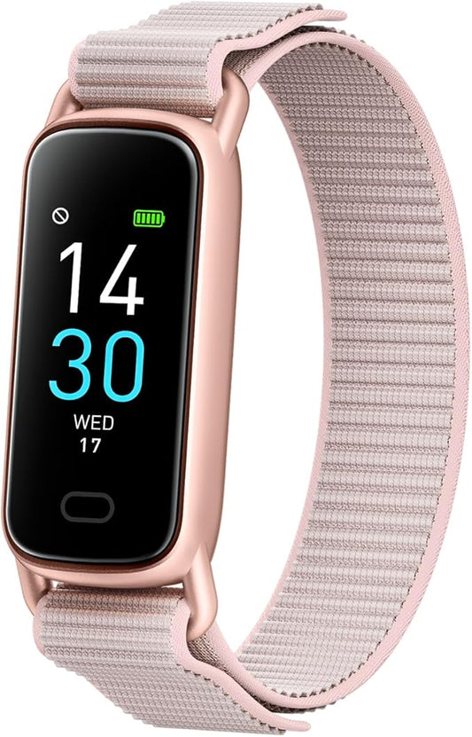 Fitness Tracker for Women Men, Fitness Watches with Heart Rate SpO2 Sleep Tracking,16 Sports Modes, SMS/SNS Notification Reminder IP68 Waterproof Activity Tracker for Android iOS Phone