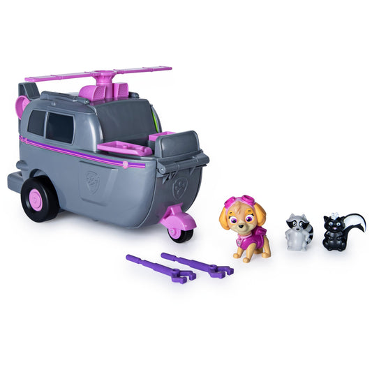 Paw Patrol, Skye’s Ride N Rescue, 2-in-1 Transforming Playset and Helicopter, for Kids Aged 3 and Up