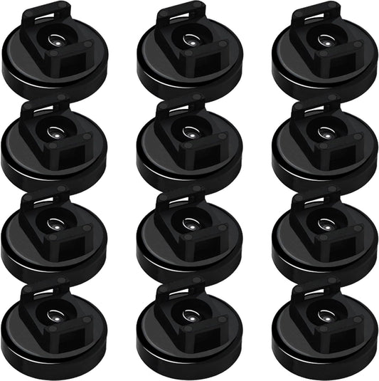 25LBS 12 Magnet Zip Tie Mount Magnetic Zip Ties Mount Strong Multipurpose Wire Cable Holder Mount Wire Clips Management