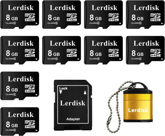 Lerdisk 8GB U1 Pack 10 Licencee(8GB) Factory Wholesale Micro SD Card of in Bulk MicroSD with SD Adapter Produced by