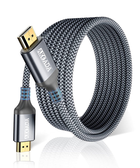 4K 15FT, 18Gbps 2.0 4K@60Hz 2K, 3D PS5/4, AkoaDa HDMI Cable High Speed Gaming Cord HDR, ARC Compatible for UHD TV