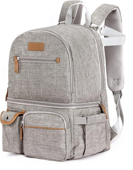 Backpack Backpack 13 Inch MOMIGO Breast Pump - Cooler and Moistureproof Bag Double Layer for Mother Outdoor Working
