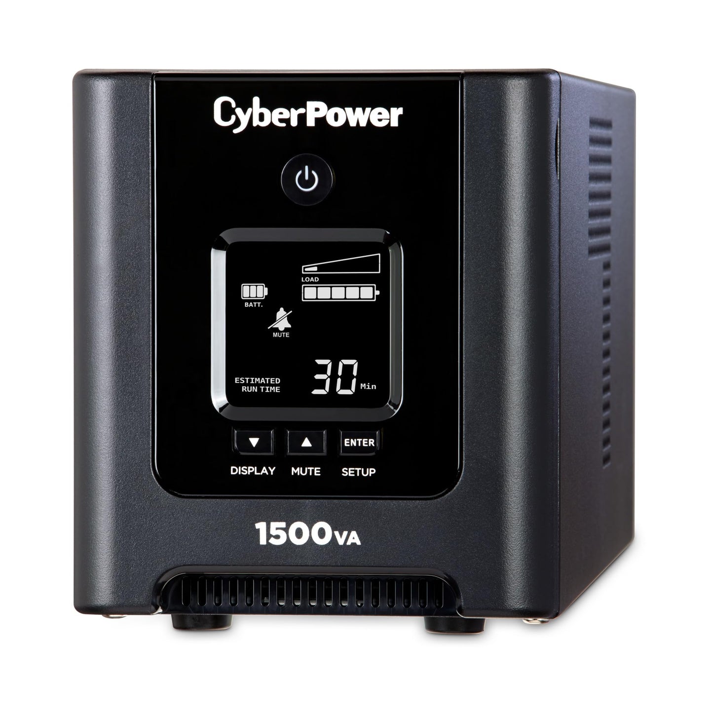 CyberPower OR1500PFCLCD PFC Sinewave UPS System, 1500VA/1050W, 8 Outlets, AVR, Mini-Tower