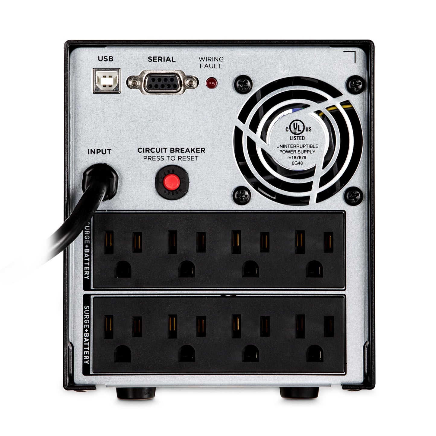 CyberPower OR1500PFCLCD PFC Sinewave UPS System, 1500VA/1050W, 8 Outlets, AVR, Mini-Tower