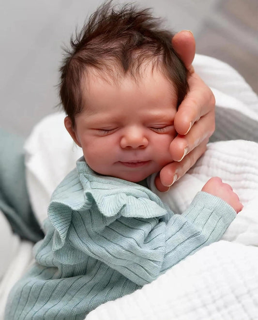 Zero Pam Silicone Reborn Baby Dolls-18 in Realistic Baby Doll, Real Life Reborn Dolls, Silicone Babys Doll That Look Real, Posable Cloth Body Newborn Babies with Accessories for 3+ Girls